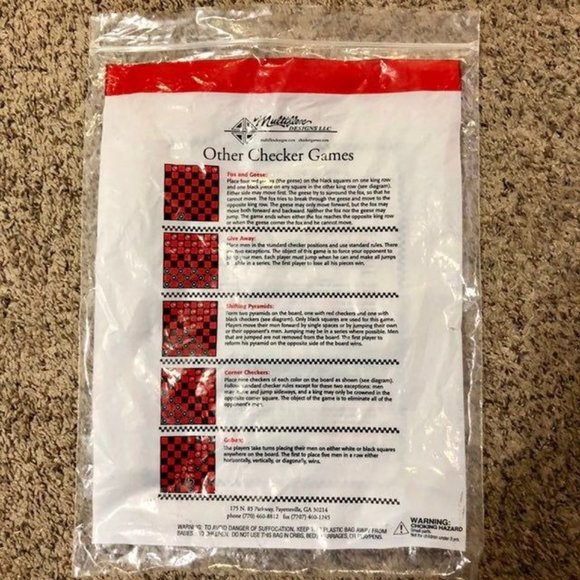 Giant Checkers and Tic Tac Toe Game - Picture 8 of 9